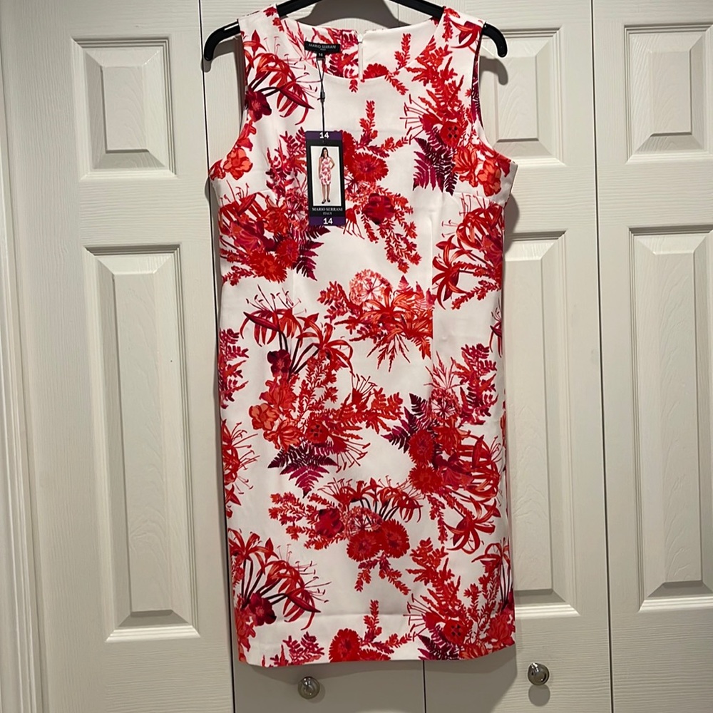 NWT Floral dress sz14